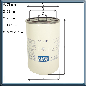 SEPARADOR AIRE-ACEITE PARA COMPRESORES A TORNILLO (3.0m3/min)