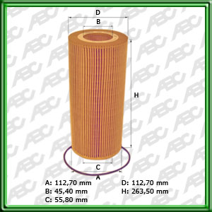 Filtro de ACEITE - MERCEDES-BENZ (DAIMLER AG)