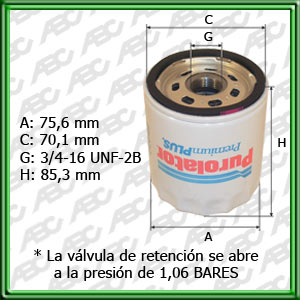 FILT ACEITE ECOSP FIEST KA ESC REEM FL/600