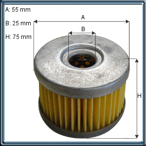 FILTRO DE ACEITE PARA MOTO SUZUKI (UE2)