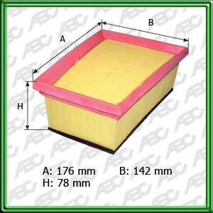 FILTRO DE AIRE RENAULT CLIO II RN / RT 1.6 16V: CLÃO II DINAMIQUE BRASILERO 1.6 16 V: LAGUNA II RXE 1.8 16V: LAGUNA II RXT 2.0 16V: LOGAN 1.6 16V: MEGANE II 1.6 16V: MEGANE 1.9D: SCÃNIC II 1.6 16V / 2.0 16V: KANGOO 1.6I 16V: KANGOO EXPRESS CONFORT 1.6I