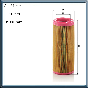 FILTRO DE AIRE CASE CONSTRUCTION CATERPILLAR JOHN DEERE