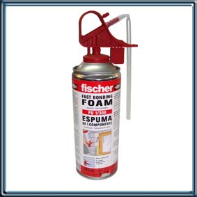 ESPUMA PU DE UN COMPONENTE C/APLICADOR MANUAL DE 300M.   RENDIMIENTO MAXIMO DEL CONTENIDO 18L.