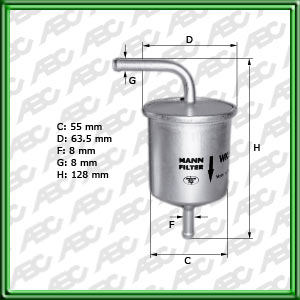 Filtro de COMBUSTIBLE - DAIHATSU