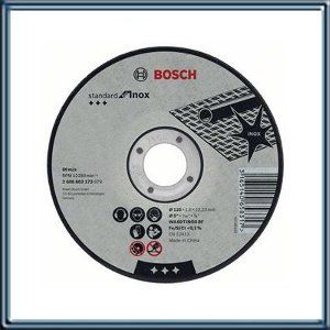 DISCO DE CORTE RECTO DE 115X1.6MMX22.23PARA INOX TIPO STANDARD