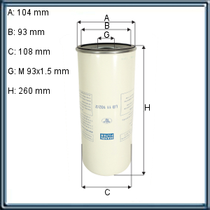 SEPARADOR AIRE-ACEITE PARA COMPRESORES A TORNILLO (3.0m3/min)