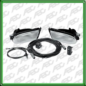 OPTICA LINEA AUTO RENAULT 19 - KIT COMPLETO FARO AUXILIAR. COLOR CRISTAL. CAJA POR 2 UNID.