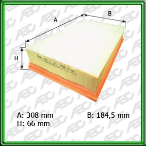 FILTRO DE AIRE - AUDI - VW (VOLKSWAGEN)