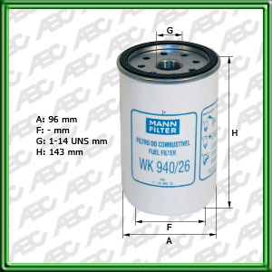 Filtro de COMBUSTIBLE - VOLVO BUS - VOLVO TRUCKS