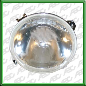 OPTICA LINEA AUTO RENAULT 4 61 / RENAULT 6 61 - FARO ASIMETRICO. PARA LAMPARAS P45T. CAJA X 16 UNID.