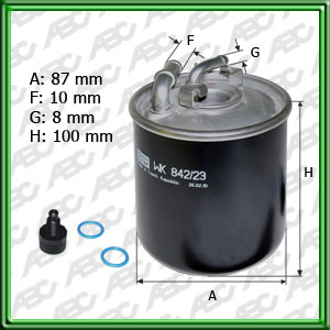 Filtro de COMBUSTIBLE - JEEP (CHRYSLER)