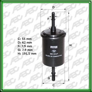 Filtro de COMBUSTIBLE - FORD - FORD (BR)