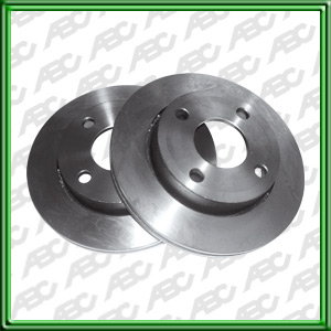 DISCO DE FRENO DELANTEROS DE 239MM DE 4 AGUJEROS VENTILADO SIN MASA PARA FORD ESCORT (90Â»99)-ORION (94Â»)-FIESTA (89Â»95)