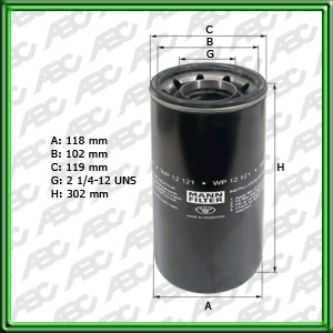 U.S. ACEITE FLEETGUARD CUMMINS VARIOS