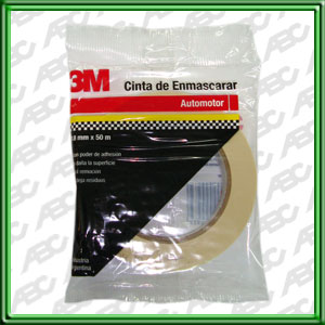CINTAS ENMASCARAR AUTOPARTES 12MM-50M  CAJA X72 ROLLOS