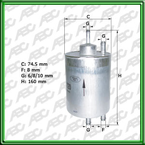Filtro de COMBUSTIBLE Primario - Secundario - MERCEDES BENZ