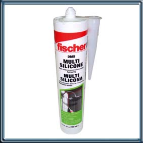 SILICONA UNIVERSAL  MULTIUSO COLOR BLANCA. POMO POR 284 ML. CON FUNGICIDA