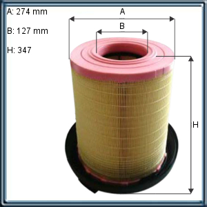 FILTRO DE AIRE - MERCEDES-BENZ (DAIMLER AG) RA A C 29 1032/1