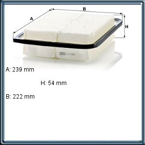 FILTRO DE AIRE TOYOTA RAV 4. COROLLA 1.6 16V. 1.8: AVENSIS 2.0 16V (UE5)