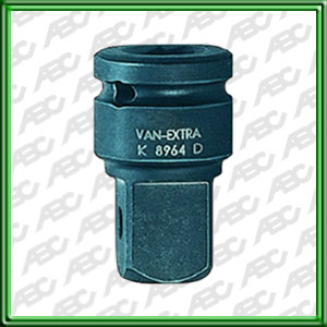 ADAPTADOR AUMENTADOR. CUADRO DE ENCASTRE MACHO 3/4 - HEMBRA 1/2