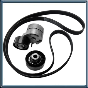 KIT POLY-V C/DH/AA FORD ECOSPORT 1.4 TDCI 01.2003 EN ADELANTE//FIESTA 1.4 TDCI 05.2002 EN ADELANTE. SE COMPONE DE 1 TENSOR VKM33061-VKM33044-6PK1700