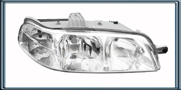 FARO PRINCIPAL DERECHO FIAT PALIO FIRE / SIENA (01/07) CARCAZA GRIS. SISTEMA DE REGULACION MANUL. DOBLE REFLECTOR. LENTE DE POLICARBONATO DE ALTA RESISTENCIA .