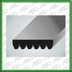 Correa Poly V de (6PK) 6 canales y un diametro de (1580) 1580 mm.