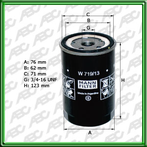 Filtro de ACEITE - MERCEDES-BENZ (DAIMLER AG)