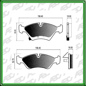 PASTILLA DE FRENO GENERAL MOTORS MERIVA 1.8 (RODADO 14) AÃO: 03Â» POSICION: DELANTERO SISTEMA: ATE / GENERAL MOTORS ZAFITA 2.0 8V (RODADO 14) AÃO: 03Â» POSICION: DELANTERO SISTEMA: ATE - TRABA GUIA DE PISTÃN: Ã 43 mm