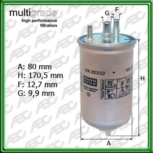 Filtro de COMBUSTIBLE - MERCEDES-BENZ (DAIMLER AG)