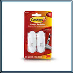 GANCHOS COMMAND GANCHOS MEDIANOS + TIRAS MODELO 17081SP X6