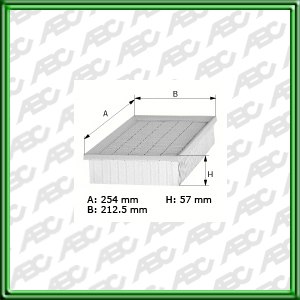 Filtro de AIRE - AUDI - CHEVROLET - VW (VOLKSWAGEN)