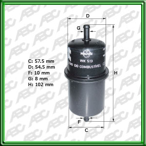 Filtro de COMBUSTIBLE - FIAT