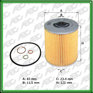 Filtro de ACEITE - MERCEDES-BENZ (DAIMLER AG)