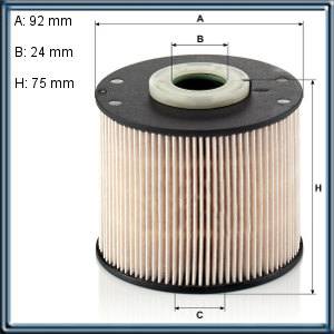 FILTRO DE COMBUSTIBLE PEUGEOT 508 2.0 HDI