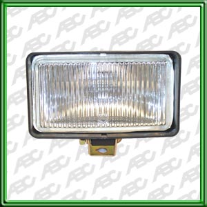 OPTICAS Y FAROS FAROS HALÃGENOS AUXILIARES UNIVERSAL FLAT. CON VICERA. LUZ ANTINIEBLA. LÃMPARA H3. CAJA X 6 UNIDADES