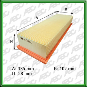 FILTRO DE AIRE - CITROEN - PEUGEOT