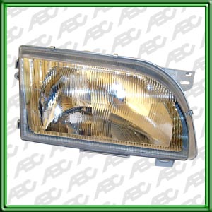 OPTICAS Y FAROS LINEA AUTO FORD TRANSIT DERECHO - LENTE POLICARBONATO. MANDO MANUAL. CAJA X 4 UNIDAD