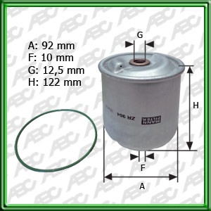 FILTRO DE ACEITE PARA ROTOR DE CENTRIFUGA RENAULT TRUCKS (UE1)