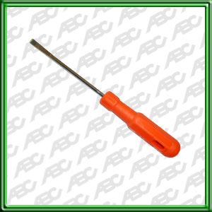 DESTORNILLADOR INDIVIDUAL LINEA 3000  PERILLERO PUNTA PLANA 0.7 NM. PLANO 0.8 X 4 MM // LARGO: 120 MM