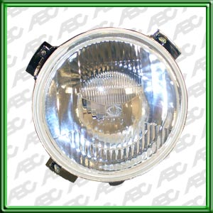 OPTICA LINEA AUTO RENAULT 12 76 -> 89 - UNIDAD OPTICA REDONDA SIN ARO. ALTA Y BAJA. PARA LAMPARAS H1 - H4. CAJA X 16 UNID.