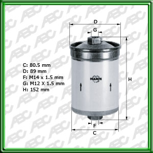Filtro de COMBUSTIBLE - FORD - PEUGEOT - SAAB - VOLVO CARS