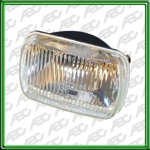 OPTICA LINEA AUTO FIAT 128 EUROPA / 133 / BRIO - FARO ASIMETRICO CON LUZ DE POSICION. PARA LAMPARAS P45T. CAJA X 8 UNID