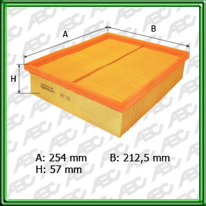 FILTRO DE AIRE AUDI A4. A6: GM OMEGA 2.2I. SILVERADO 4.1I: VOLKSWAGEN PASSAT 1.9 TDI (96-Â») - EQUIVALENCIA: MANN: C 26 168 - FRAM: CA-5108  VW