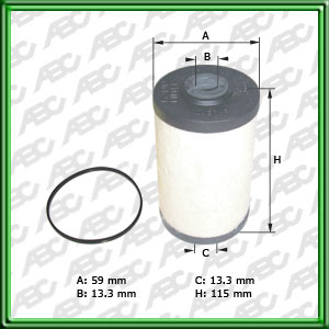 Filtro de COMBUSTIBLE - STILL - VALMET - VALTRA - WINGET / DYNAPAC - ZANELLO - FORD - MERCEDES-BENZ (DAIMLER AG)