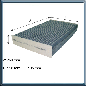 FILTRO DE AIRE RENAULT (UE1) RA CUK2639