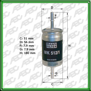 Filtro de COMBUSTIBLE - FORD