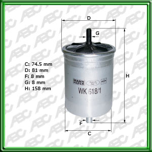 Filtro de COMBUSTIBLE - RENAULT
