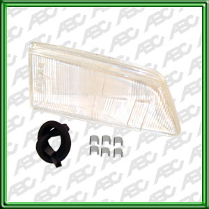 OPTICAS Y FAROS LENTE REPOSICION PEUGEOT 405 87 -> 99 DERECHO. Con Junta de Goma y Grampas. Caja x 7 unidades