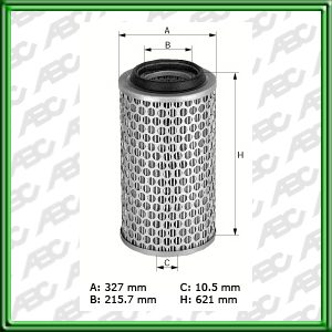 Filtro de AIRE - CLAAS - LIEBHERR-MOBILKRANE